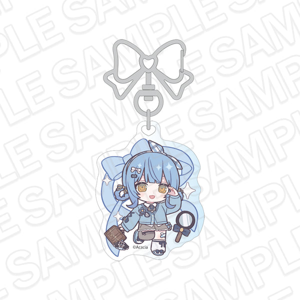 『魔法少女ノ魔女裁判』ホログラムキーホルダー 橘シェリー 制服風コーデ デフォルメ ver.
