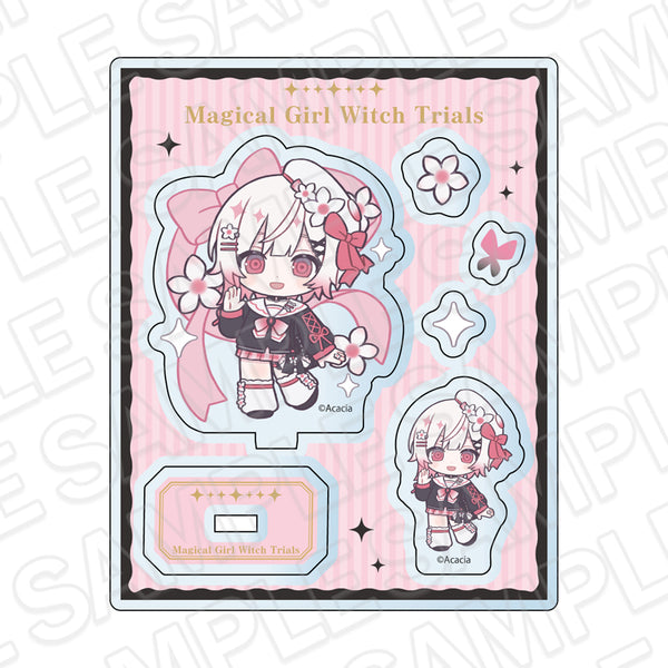 『魔法少女ノ魔女裁判』アクリルパーツ 桜羽エマ 制服風コーデ デフォルメ ver.