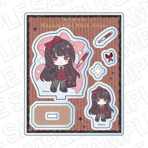 『魔法少女ノ魔女裁判』アクリルパーツ 二階堂ヒロ 制服風コーデ デフォルメ ver.