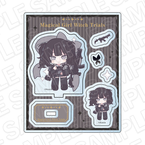 『魔法少女ノ魔女裁判』アクリルパーツ 黒部ナノカ 制服風コーデ デフォルメ ver.