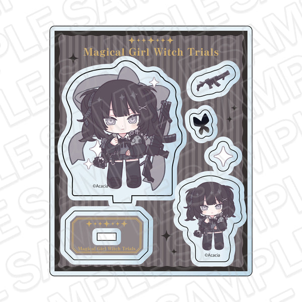 『魔法少女ノ魔女裁判』アクリルパーツ 黒部ナノカ 制服風コーデ デフォルメ ver.