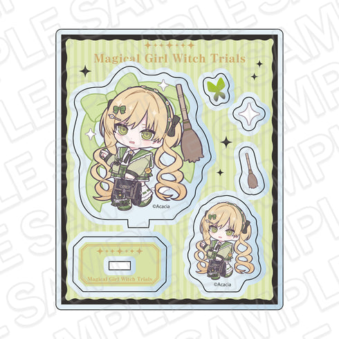 『魔法少女ノ魔女裁判』アクリルパーツ 遠野ハンナ 制服風コーデ デフォルメ ver.
