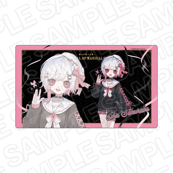 『魔法少女ノ魔女裁判』ラバーデスクマット 桜羽エマ 制服風コーデ ver.