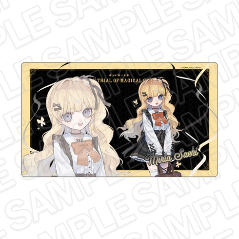 『魔法少女ノ魔女裁判』ラバーデスクマット 佐伯ミリア 制服風コーデ ver.