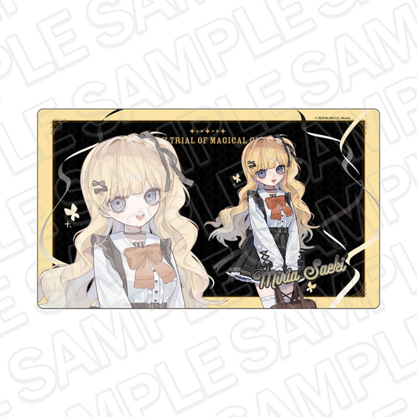 『魔法少女ノ魔女裁判』ラバーデスクマット 佐伯ミリア 制服風コーデ ver.