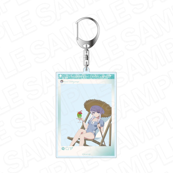 『ようこそ実力至上主義の教室へ 4th Season』SNS風アクリルキーホルダー 坂柳有栖 サマーリゾート ver.