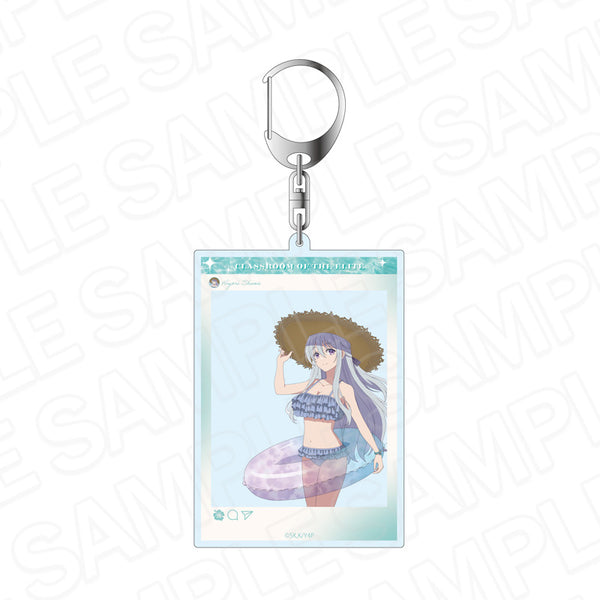 『ようこそ実力至上主義の教室へ 4th Season』SNS風アクリルキーホルダー 椎名ひより サマーリゾート ver.