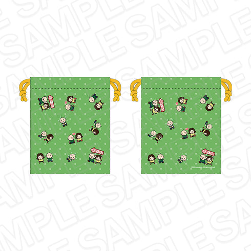 "Panpan-kun's Daily Life" Drawstring Pouch—LoveStagram Ver.