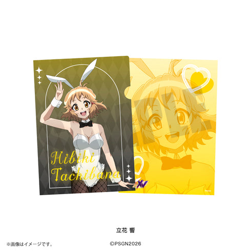 《戰姬絕唱 Symphogear》A4透明文件夾 立花響 白色兔女郎版