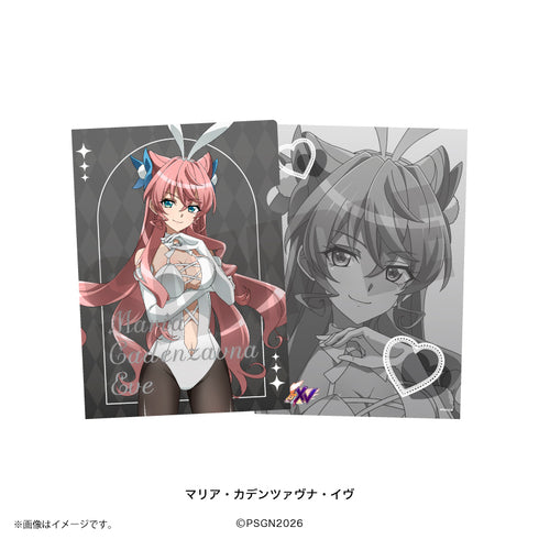 《戰姬絕唱 Symphogear》A4透明文件夾 瑪麗亞·卡登扎夫娜·伊芙 白色兔女郎版