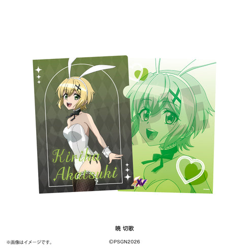 《戰姬絕唱 Symphogear》A4透明文件夾 曉・切歌 白色兔女郎版