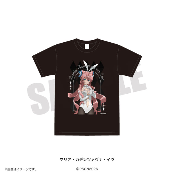 『戦姫絶唱シンフォギア』Tシャツ (黒) マリア・カデンツァヴナ・イヴ 白バニーver.