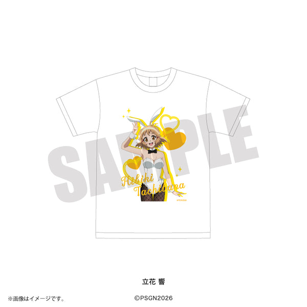 『戦姫絶唱シンフォギア』Tシャツ (白) 立花 響 白バニーver.