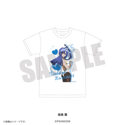 『戦姫絶唱シンフォギア』Tシャツ (白) 風鳴 翼 白バニーver.