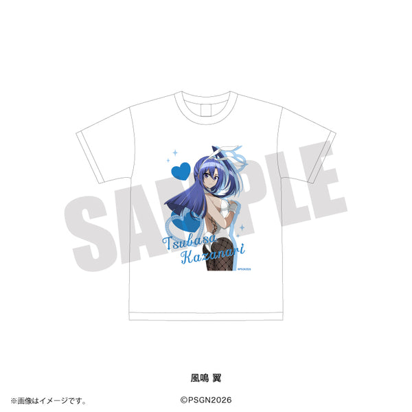 『戦姫絶唱シンフォギア』Tシャツ (白) 風鳴 翼 白バニーver.