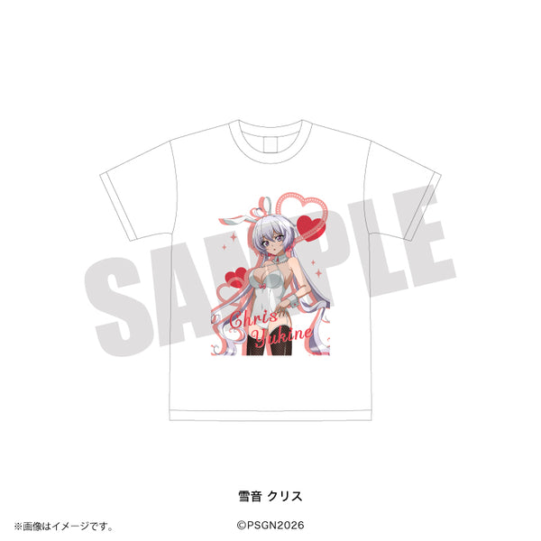 『戦姫絶唱シンフォギア』Tシャツ (白) 雪音 クリス 白バニーver.