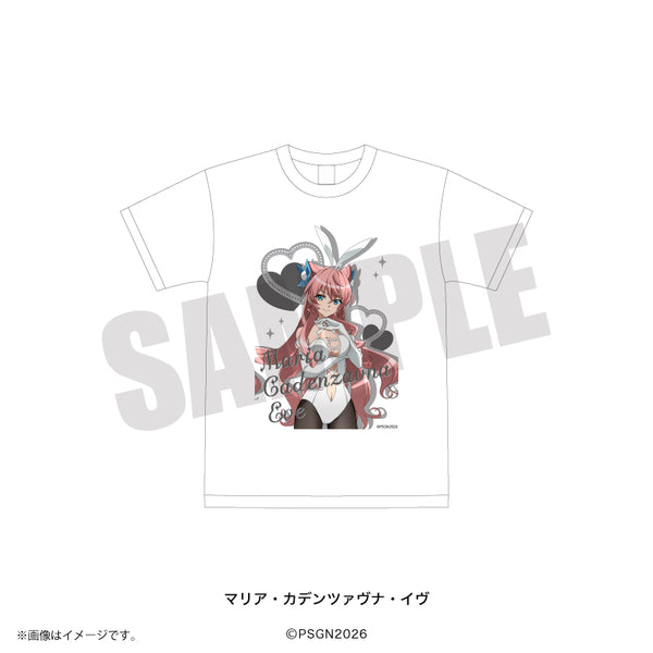 『戦姫絶唱シンフォギア』Tシャツ (白) マリア・カデンツァヴナ・イヴ 白バニーver.
