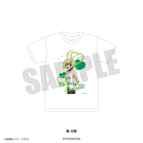 『戦姫絶唱シンフォギア』Tシャツ (白) 暁 切歌 白バニーver.