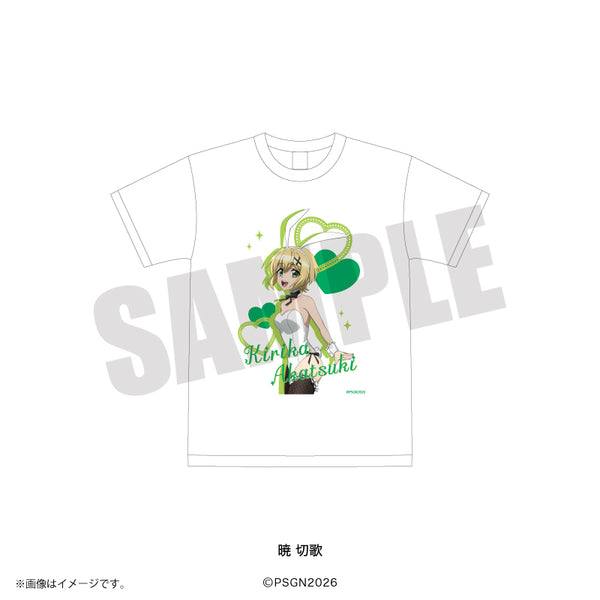『戦姫絶唱シンフォギア』Tシャツ (白) 暁 切歌 白バニーver.
