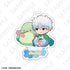"Gintama: The New Movie - The Great Fire of Yoshiwara" Acrylic Stand Keychain (AJ2026) - Gintoki Sakata