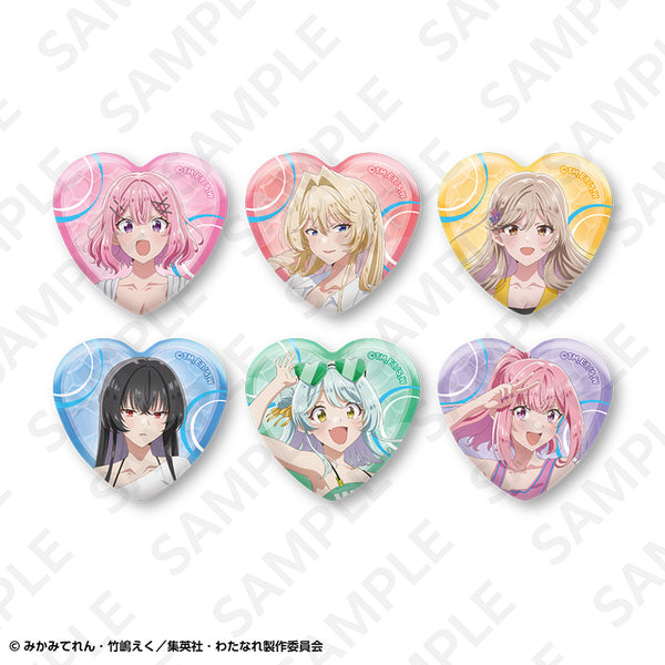 『わたしが恋人になれるわけないじゃん、ムリムリ!(※ムリじゃなかった!?)』トレーディングハート型缶バッジ【BOX】