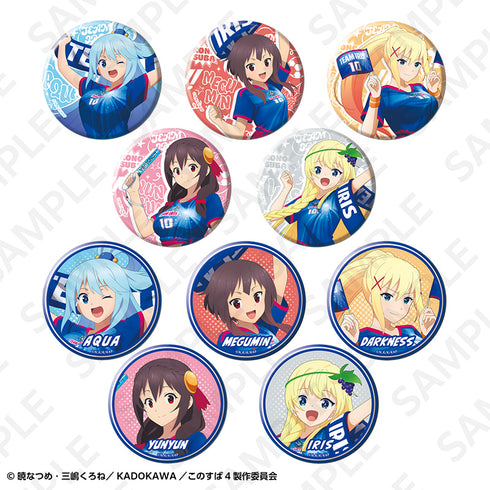 『この素晴らしい世界に祝福を!』トレーディング缶バッジ サッカーユニフォームver.【BOX】