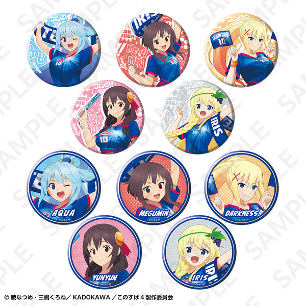 『この素晴らしい世界に祝福を!』トレーディング缶バッジ サッカーユニフォームver.【BOX】