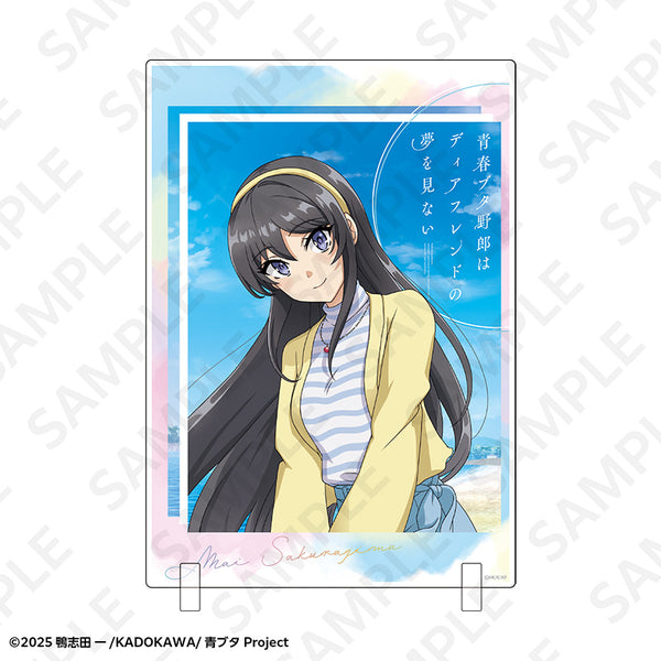 『青春ブタ野郎はディアフレンドの夢を見ない』A5アクリルパネル 春のお出かけver. 桜島麻衣