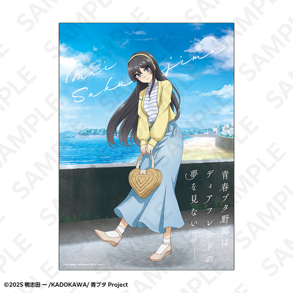 『青春ブタ野郎はディアフレンドの夢を見ない』A2マット加工ポスター 春のお出かけver. 桜島麻衣