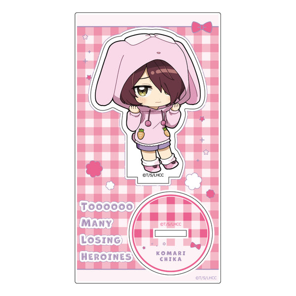 "There Are Too Many Losing Heroines!" Acrylic Stand (Chika Komari / Animal Ear Hoodie)