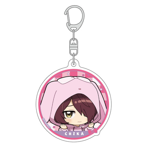 "There Are Too Many Losing Heroines!" Acrylic Keychain (Chika Komari / Animal Ear Hoodie)