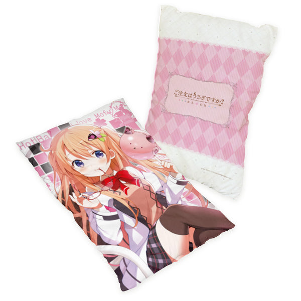 "Is the Order a Rabbit? BLOOM" Pillowcase (Cocoa/Kurolabi)