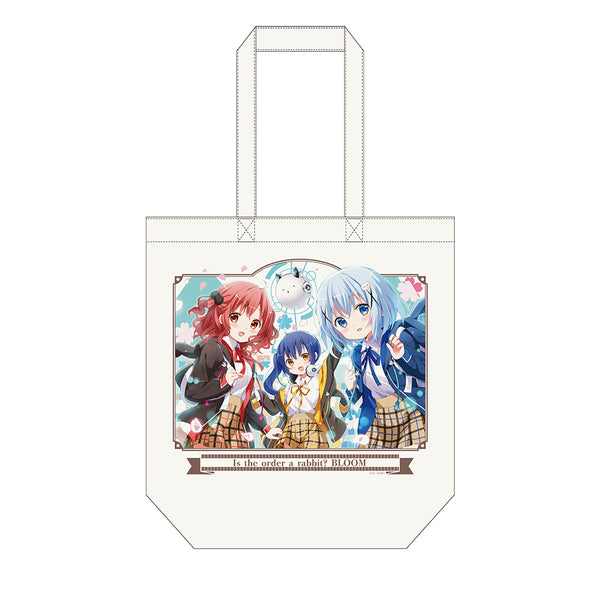 "Is the Order a Rabbit? BLOOM" Tote Bag (Chino, Maya, & Meg / Kuro Rabi)