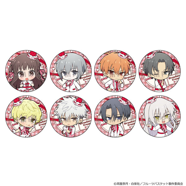 『フルーツバスケット』トレーディング缶バッジ(すとろべりーくりーむ/ミニキャラ)【BOX】
