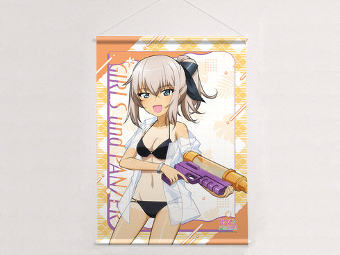 《少女与战车 最终章》全新绘制B2挂毯(逸见惠里香/水枪 日晒版)