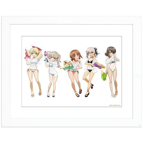 『ガールズ&パンツァー 最終章』描き下ろしキャラファイングラフ (水鉄砲 日焼けVer.)A4