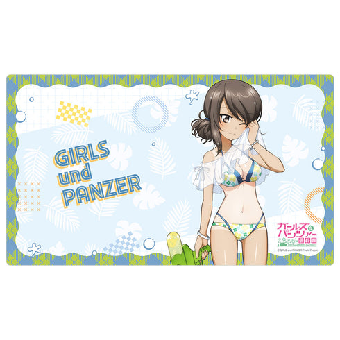 《少女与战车 最终章》全新绘制橡胶垫(米卡/水枪 晒黑版)