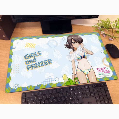 《少女与战车 最终章》全新绘制橡胶垫(米卡/水枪 晒黑版)