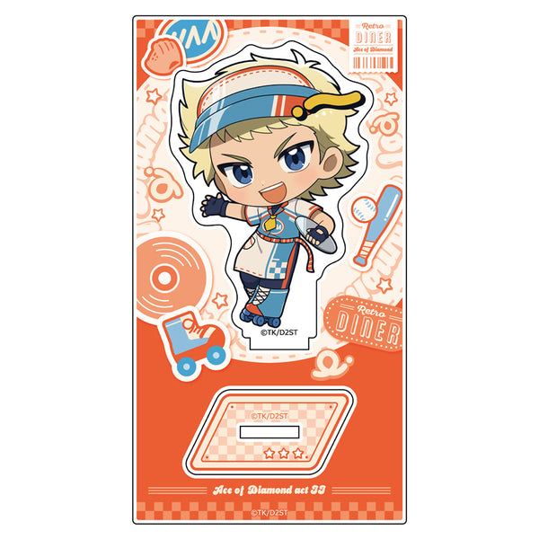 "Diamond no A Act II" Acrylic Stand (Narumi Narumiya / Retro Diner)