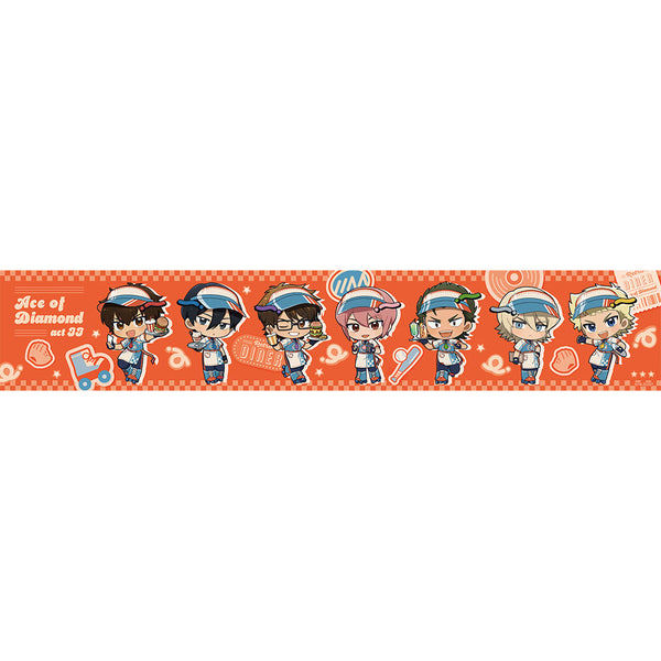 "Diamond no A Act II" Scarf Towel (Retro Diner)