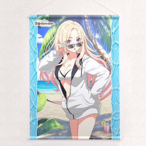 『学園アイドルマスター』B2タペストリー(十王星南/キミとセミブルー)Wスエード