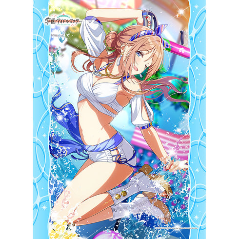『学園アイドルマスター』B2タペストリー(姫崎莉波/キミとセミブルー)Wスエード