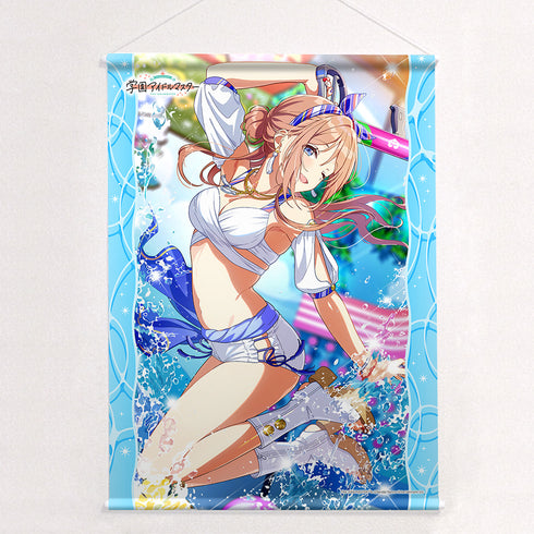『学園アイドルマスター』B2タペストリー(姫崎莉波/キミとセミブルー)Wスエード