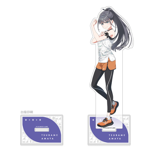 "Gakuen Idolmaster" Extra-Large Acrylic Stand (Ameya Tsubame / Training Outfit)