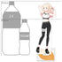 "Gakuen Idolmaster" Extra-Large Acrylic Stand (Seina Jūō / Training Outfit)