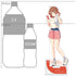 "Gakuen Idolmaster" Extra-Large Acrylic Stand (Yume Hanami / Training Outfit)
