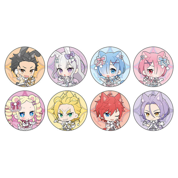 『Re:ゼロから始める異世界生活』トレーディング缶バッジ(けもみみアイドル/ミニキャラ)【BOX】