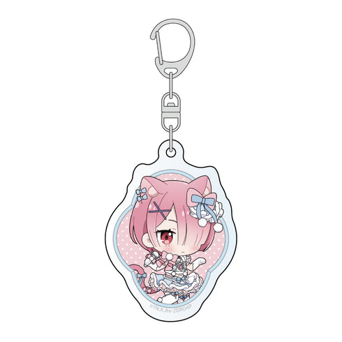 『Re:ゼロから始める異世界生活』アクリルキーホルダー(ラム/けもみみアイドル)