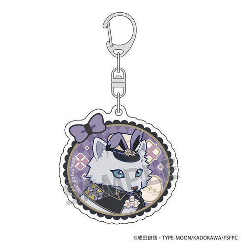 "Fate/strange Fake" Acrylic Keychain (Silver Wolf Chimera / Mini Character)