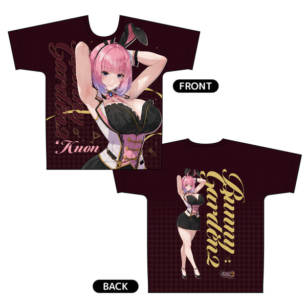 『バニーガーデン2』フルグラフィックTシャツ(黒音)